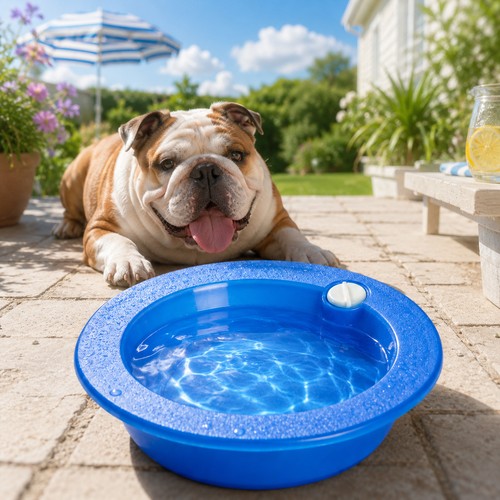 Water cooling drinking - drinking, bowl