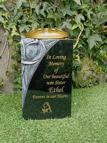 Personalised granite memorial - granite,
