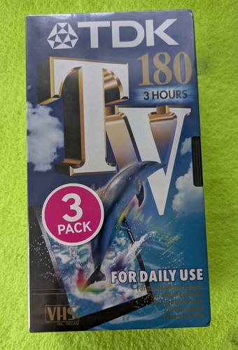 Vhs tdk 180 - 3,