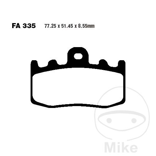 Ebc sintered brake pads - ebc, hh