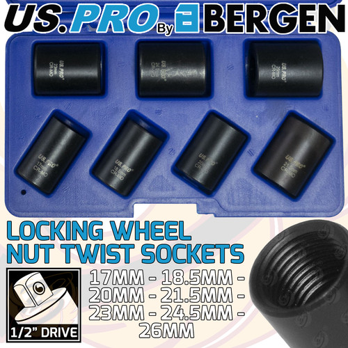 Pro locking wheel - us, nut