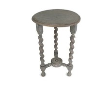 Barley Twist  Wooden Side Wine