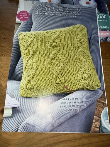Knitting pattern cushion cover - pattern,