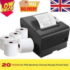 80x80 Thermal Paper Till Rolls Receipt Roll EPOS Printer POS Terminal 20 Rolls