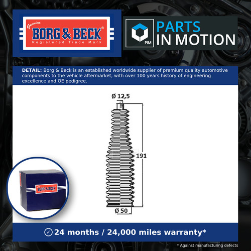 Steering rack boot fits - boot,