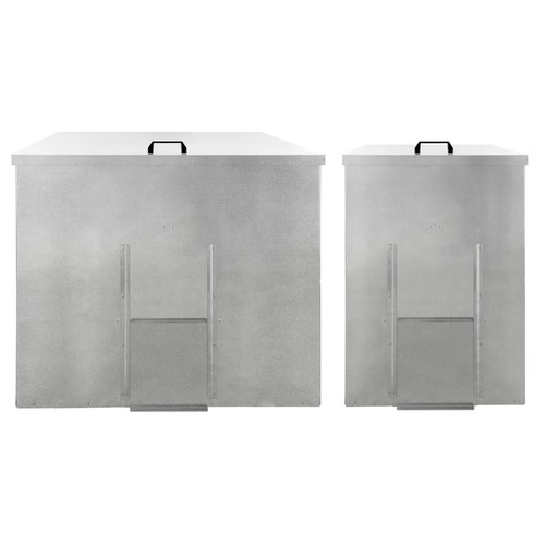 Coal storage bunker galvanised - storage,