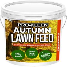 ProKleen Autumn Lawn Feed Fertiliser Grass Green Spreader Granules 2.5KG