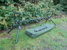 Fox Stalker fishing rod pod 2 and 3 rod CARP FISHING SET UP