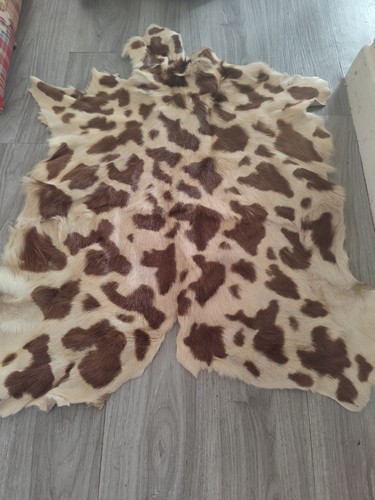 Goat skin rug - throw, art