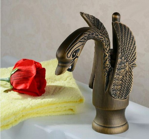Vintage antique brass bathroom - antique,