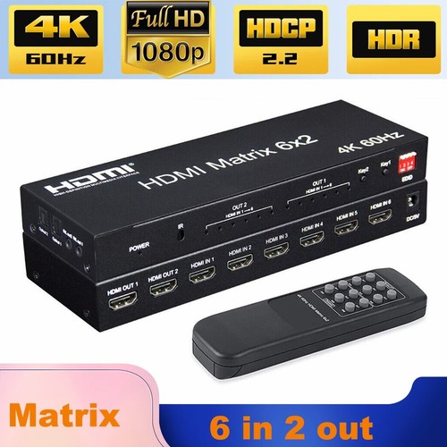 6x2 hdmi matrix switch - 6x2, 2.0