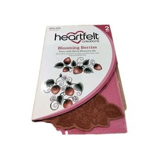 Heartfelt Creations, BLOSSOMING BERRIES Cling Stamps Brand New In Packaging. 