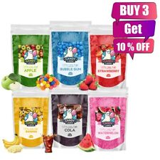 6 Flavours Premium Cotton Candy Floss Sugar FlavorWhirl 6 - 1 kg bag