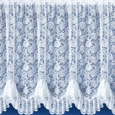 Kew flounce floral white lace - kew,