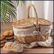 Wicker Picnic Basket Willow