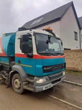 2011 DAF LF55 15 TONNE VT650 LEFT HAND DRIVE 4X2 AXLE  ROAD SWEEPER