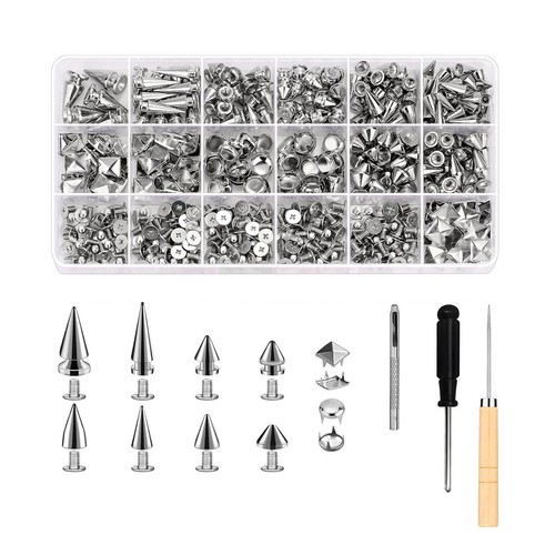 455pcs metal spikes and - metal,