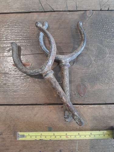 Vintage oar locks pair - vintage,