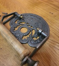 Cast Iron Antique Style Wall Mounted WATERLOO Toilet Roll Holder - Railway