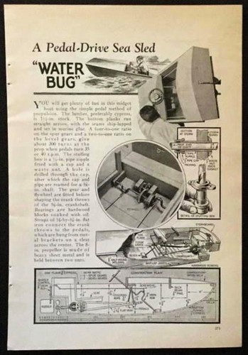 Child pedal powered boat - powered,