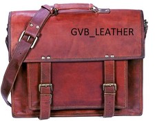 18" Leather Messenger Laptop