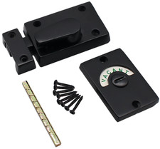 Black Indicator Bolt Vacant Engaged Bathroom Privacy WC Toilet Door Lock Matt