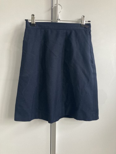Navy blue school skirt with