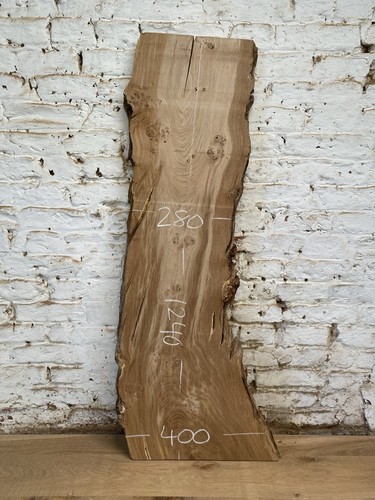 Waney edge live - edge, oak