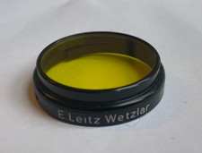 E. Leitz Wetzlar Yellow Filter 2 (K2) LEICA LTM 39mm, Vintage Germany