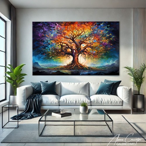 Tree life canvas wall art - tree,