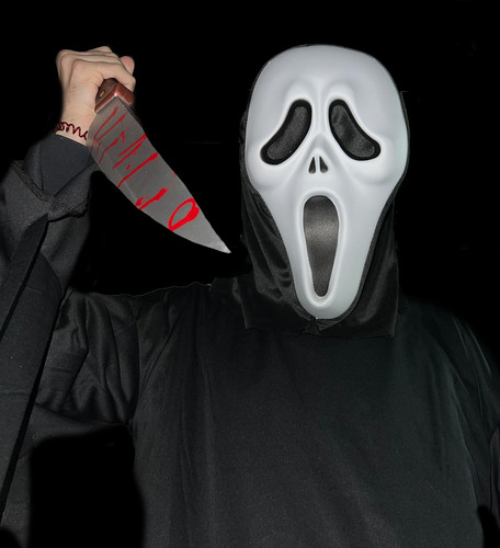 Screaming ghost mask halloween - screaming,