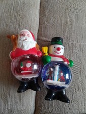 Two Vintage Snow Globes