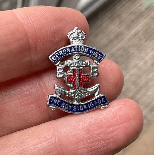 Vintage enamel lapel - vintage, badge