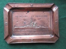 COPPER ASH TRAY MADE BY