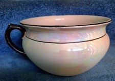 Vintage, opalescent chamber pot, potty, gozunder