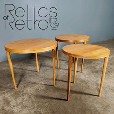 Mid Century Teak Nest Of Round