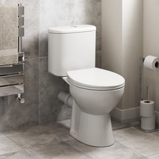 Rimless Close Coupled Toilet