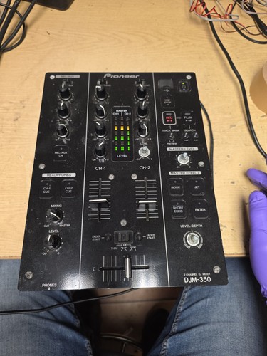 Pioneer djm 350 channel dj - channel,