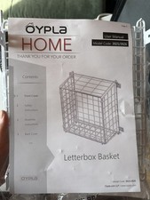White Medium Letterbox Basket