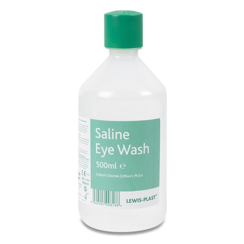 Saline eye wash solution - saline,