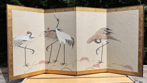 Vintage japanese byobu - japanese,