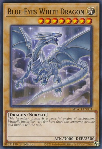 Blue eyes white dragon - blue-eyes,