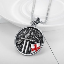 Knights Templar Shield Pendant