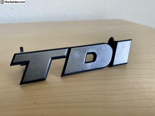 Tdi grille badge front - badge,