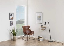 Faux Leather Chair With