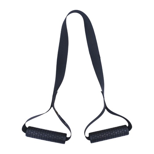 Portable bar row - bar, strap
