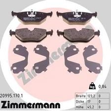 REAR BRAKE PAD SET DISC BRAKE