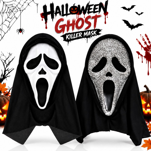 Ghost killer mask - w/, hood