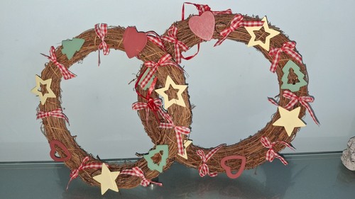 Easter wreath handmade - easter,