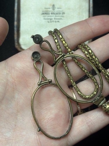 Antique gold tone folding - antique,